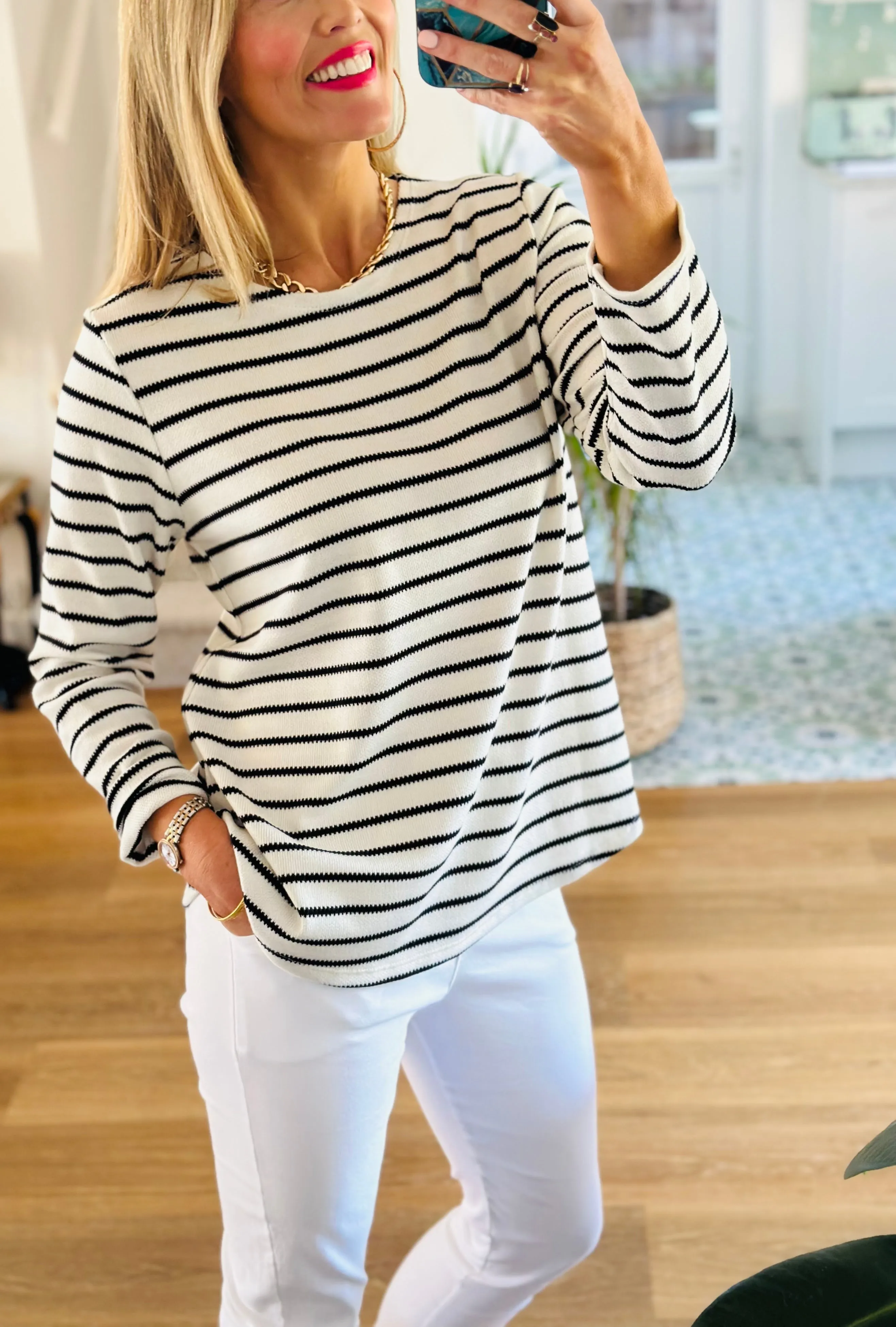Stripe Breton Top