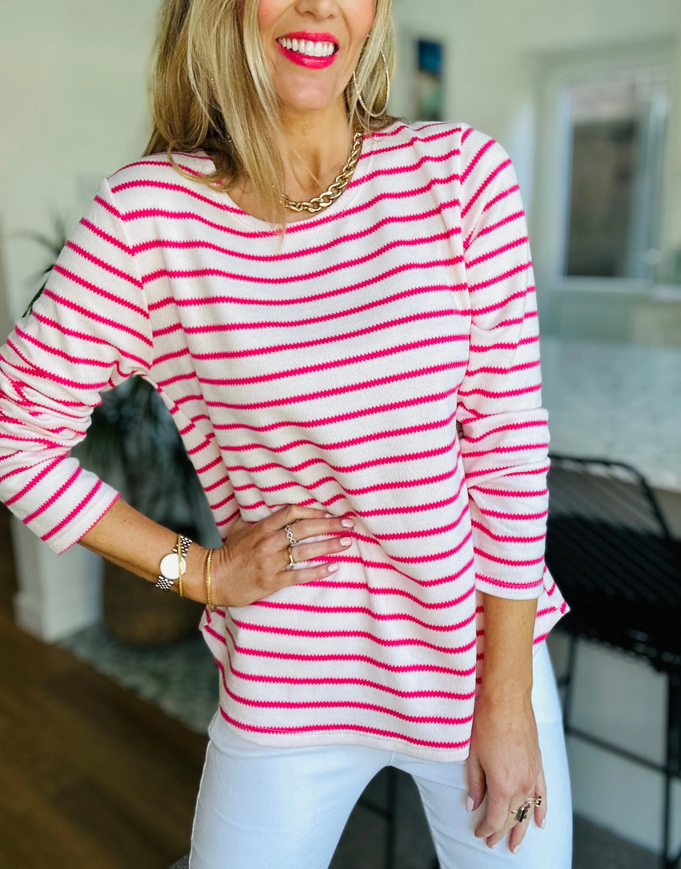 Stripe Breton Top