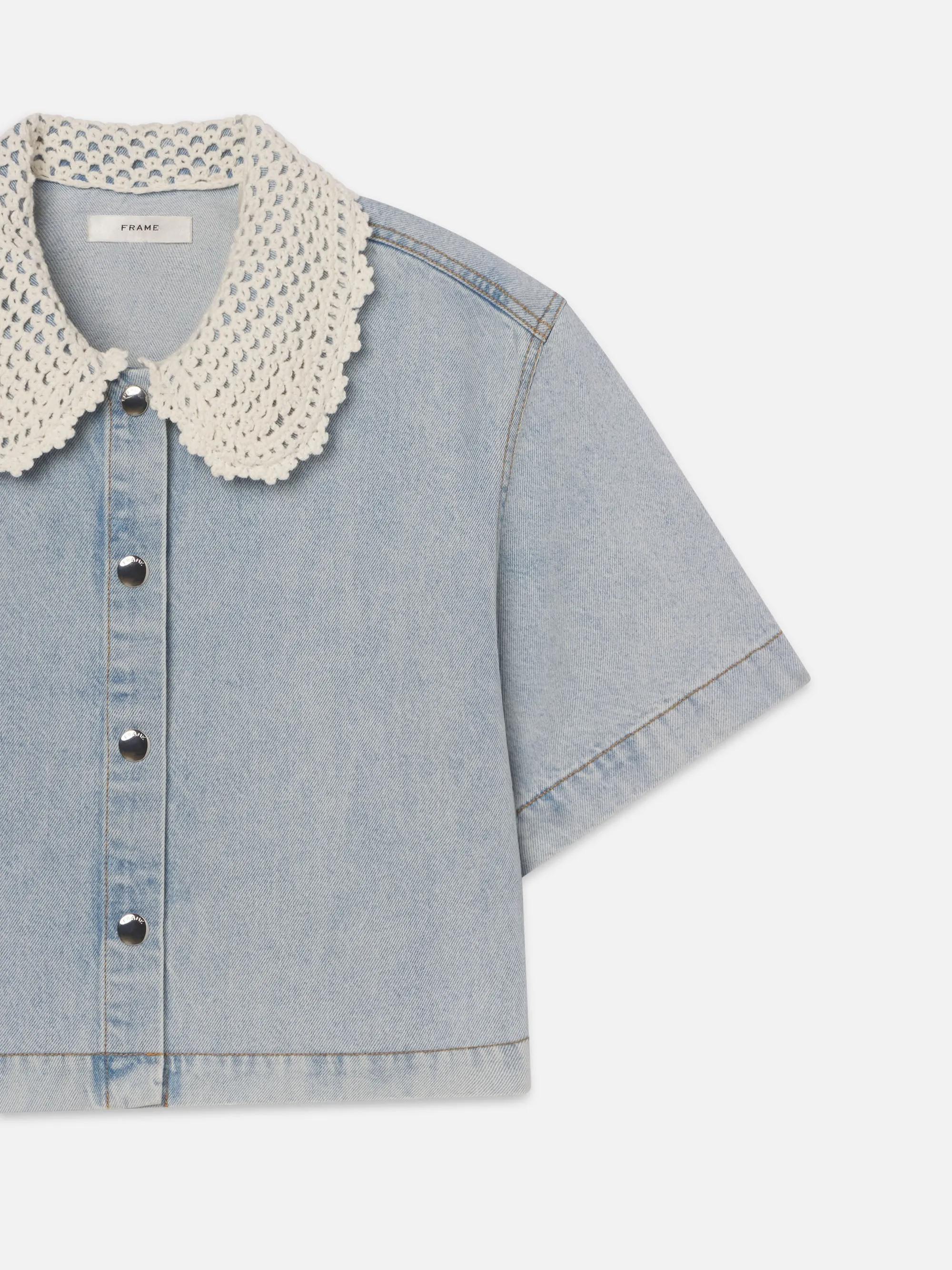The Crochet Collar Shirt -- Florida