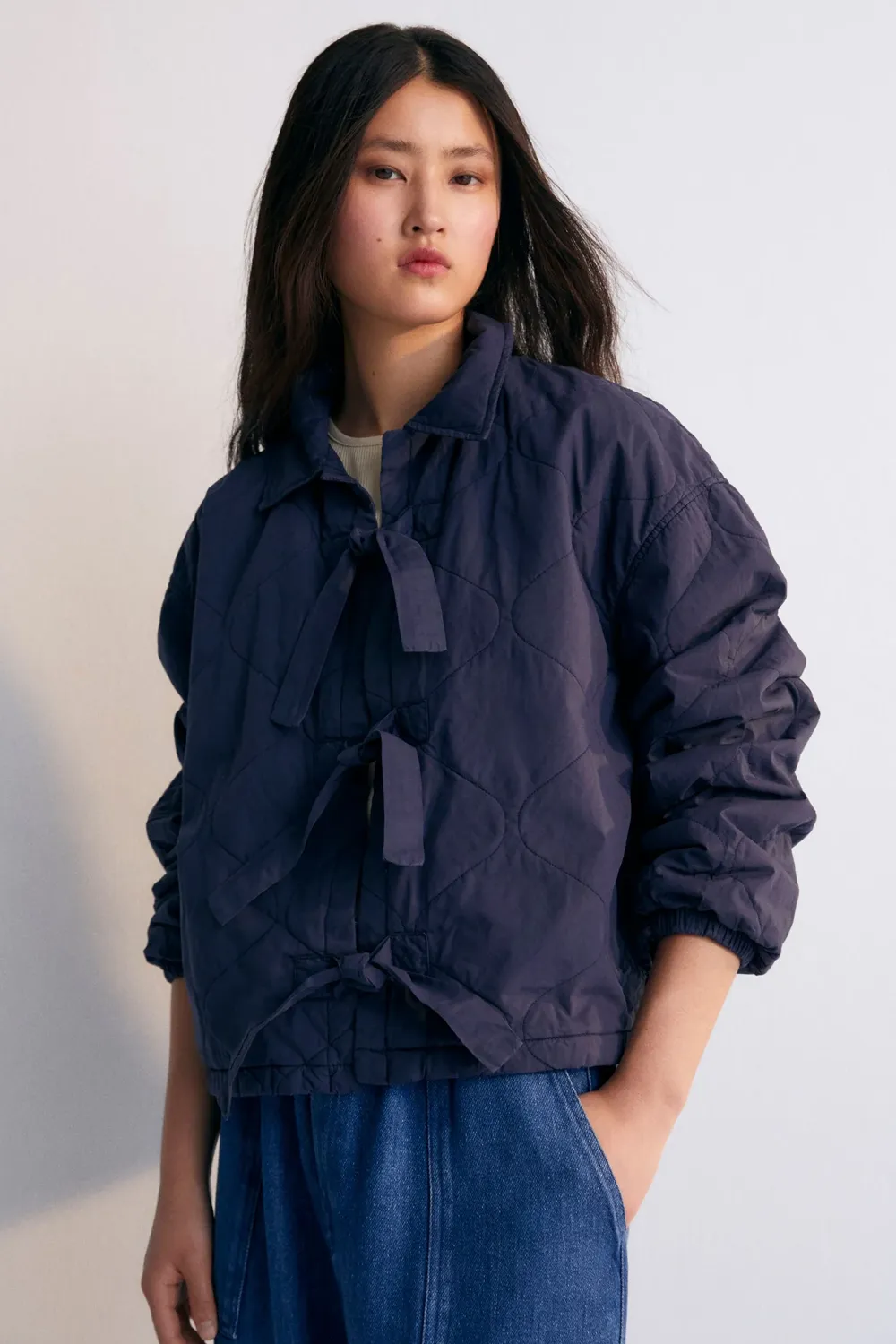 The New Society Panacea Navy Jacket
