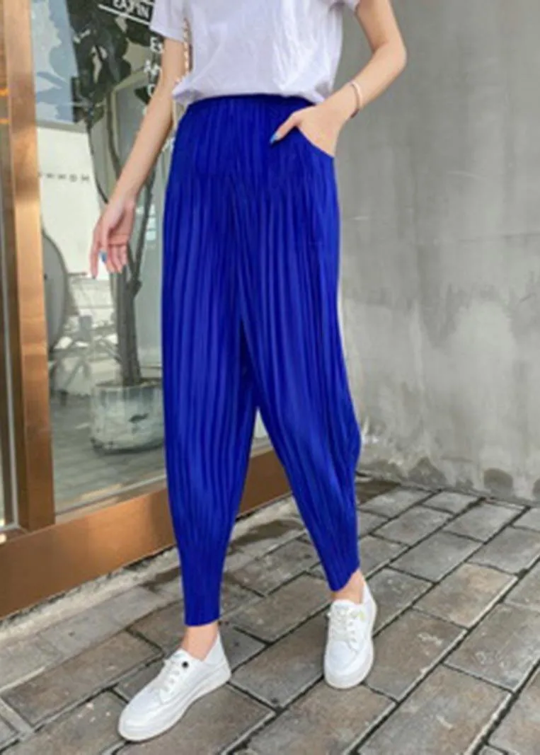 Women Green Chiffon lantern Summer Pants
